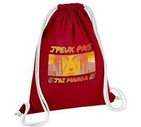 Fabulous Sac de Gym en Coton Rouge J'peux Pas J'ai Manga Itachi Naruto 12 Litres Rouge G