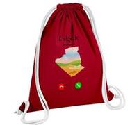 Fabulous Sac de Gym en Coton Rouge L'Algérie M'Appelle 12 Litres Rouge G