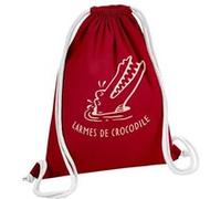 Fabulous Sac de Gym en Coton Rouge Larmes de Crocodile 12 Litres Rouge G