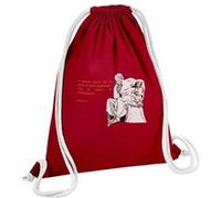 Fabulous Sac de Gym en Coton Rouge Le Premier Savoir Est Le Savoir De Mon Ignorance Socrate 12 Litres Rouge G
