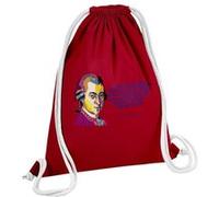 Fabulous Sac de Gym en Coton Rouge Le Vrai Génie Sans Coeur Est Un Non-sens Mozart 12 Litres Rouge G