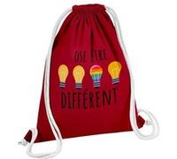 Fabulous Sac de Gym en Coton Rouge Ose Etre Différent 12 Litres Rouge G