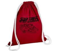 Fabulous Sac de Gym en Coton Rouge Star Trek - Falcon Millenium 12 Litres Rouge G