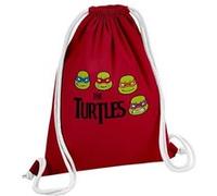 Fabulous Sac de Gym en Coton Rouge The Turtles - Beatles 12 Litres Rouge G