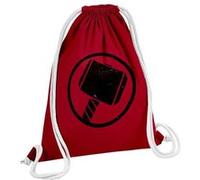 Fabulous Sac de Gym en Coton Rouge Thor Marteau 12 Litres Rouge G