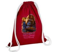 Fabulous Sac de Gym en Coton Rouge When Things Went Wrong 12 Litres Rouge G