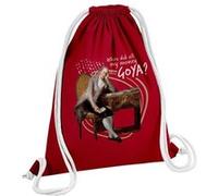 Fabulous Sac de Gym en Coton Rouge Where did all my money Goya ? 12 Litres Rouge G