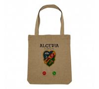 Fabulous Sac Shopping Tote Bag Aspect Lin - Algeria Is Calling Me History Culture Coat of arms - Sac de Courses Toile Epaisse 360g Beige Naturel Cabas Porté Epaule Solide Imprimé en France