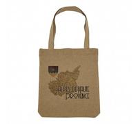 Fabulous Sac Shopping Tote Bag Aspect Lin - Alpes de Haute Provence 04 Département Carte Ancienne - Sac de Courses Toile Epaisse 360g Beige Naturel Cabas Porté Epaule Solide Imprimé en France