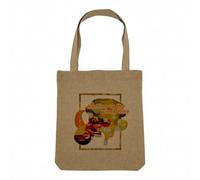 Fabulous Sac Shopping Tote Bag Aspect Lin - Barking up at the wrong Klee Art Pun Funny - Sac de Courses Toile Epaisse 360g Beige Naturel Cabas Porté Epaule Solide Imprimé en France