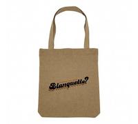 Fabulous Sac Shopping Tote Bag Aspect Lin - Comment est votre Blanquette ? Humour France - Sac de Courses Toile Epaisse 360g Beige Naturel Cabas Porté Epaule Solide Imprimé en France