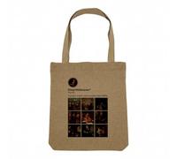 Fabulous Sac Shopping Tote Bag Aspect Lin - Diego Velazquez Réseaux Sociaux Peinture Peintre - Sac de Courses Toile Epaisse 360g Beige Naturel Cabas Porté Epaule Solide Imprimé en France