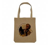 Fabulous Sac Shopping Tote Bag Aspect Lin - Don't Goya There Jeu de Mot Humour Art Peinture - Sac de Courses Toile Epaisse 360g Beige Naturel Cabas Porté Epaule Solide Imprimé en France