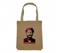 Fabulous Sac Shopping Tote Bag Aspect Lin - Dressed to Kill Collage Vintage Illustration Art Humour - Sac de Courses Toile Epaisse 360g Beige Naturel Cabas Porté Epaule Solide Imprimé en France