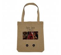 Fabulous Sac Shopping Tote Bag Aspect Lin - Free Jazz Is Calling Me Music Artists - Sac de Courses Toile Epaisse 360g Beige Naturel Cabas Porté Epaule Solide Imprimé en France