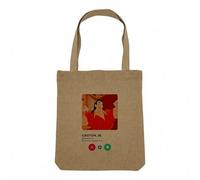 Fabulous Sac Shopping Tote Bag Aspect Lin - Gaston La Belle et la Bete Réseau Social Rencontre Parodie - Sac de Courses Toile Epaisse 360g Beige Naturel Cabas Porté Epaule Solide Imprimé en France