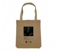 Fabulous Sac Shopping Tote Bag Aspect Lin - Hades Enfer Réseau Social Rencontre Amour - Sac de Courses Toile Epaisse 360g Beige Naturel Cabas Porté Epaule Solide Imprimé en France