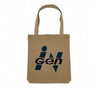 Fabulous Sac Shopping Tote Bag Aspect Lin - Ingen Geek Jeux Video Serie Film - Sac de Courses Toile Epaisse 360g Beige Naturel Cabas Porté Epaule Solide Imprimé en France