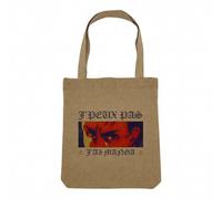 Fabulous Sac Shopping Tote Bag Aspect Lin - J'peux Pas J'ai Manga Eren Anime Otaku Manga Fanart - Sac de Courses Toile Epaisse 360g Beige Naturel Cabas Porté Epaule Solide Imprimé en France