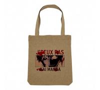 Fabulous Sac Shopping Tote Bag Aspect Lin - J'peux Pas J'ai Manga Kaneki Anime Otaku Manga Fanart - Sac de Courses Toile Epaisse 360g Beige Naturel Cabas Porté Epaule Solide Imprimé en France