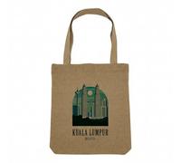 Fabulous Sac Shopping Tote Bag Aspect Lin - Kuala Lumpur Malaysia Voyage Malaisie Vacances Asie Voyage - Sac de Courses Toile Epaisse 360g Beige Naturel Cabas Porté Epaule Solide Imprimé en France