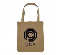 Fabulous Sac Shopping Tote Bag Aspect Lin - OCP Geek Jeux Video Serie Film - Sac de Courses Toile Epaisse 360g Beige Naturel Cabas Porté Epaule Solide Imprimé en France