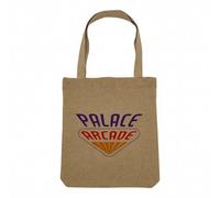 Fabulous Sac Shopping Tote Bag Aspect Lin - Palace Arcade Geek Jeux Video Serie Film 80's - Sac de Courses Toile Epaisse 360g Beige Naturel Cabas Porté Epaule Solide Imprimé en France