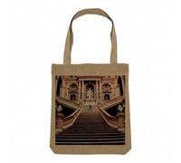 Fabulous Sac Shopping Tote Bag Aspect Lin - Palais de Justice de Vienne Autriche Monument Architecture - Sac Courses Toile Epaisse 360g Beige Naturel Cabas Porté Epaule Solide Imprimé en France