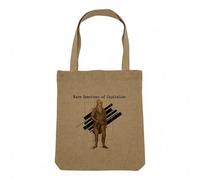 Fabulous Sac Shopping Tote Bag Aspect Lin - Rare Specimen of Capitalist Illustration Ancient Humor - Sac de Courses Toile Epaisse 360g Beige Naturel Cabas Porté Epaule Solide Imprimé en France