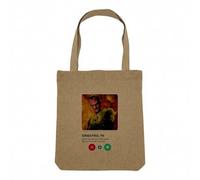 Fabulous Sac Shopping Tote Bag Aspect Lin - Sinestro Super Héros Réseau Social Rencontre Amour BD - Sac de Courses Toile Epaisse 360g Beige Naturel Cabas Porté Epaule Solide Imprimé en France