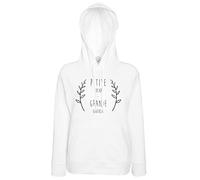 Fabulous Sweat à Capuche Hoodie Petite Soeur Grande Gueule dans Couronne de Lauriers
