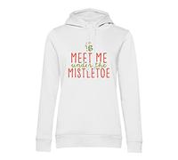 Fabulous Sweat à Capuche Meet me Under The Mistletoe Noel Hiver Cadeau Père Noel