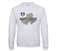 Fabulous Sweat Shirt Homme Haute Savoie 74 Département Carte Ancienne Alpes Ski