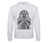 Fabulous Sweat Shirt Homme Tortue Maori Tatouage Nouvelle-Zelande Art Tribale