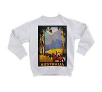 Fabulous Sweatshirt Enfant Australia Australie Affiche Poster Vintage Tourisme Art Deco 30's