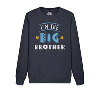 Fabulous Sweatshirt Enfant Bleu I'm The Big Brother Family Son Child
