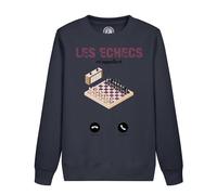 Fabulous Sweatshirt Enfant Bleu Les Echecs m'appellent Passion Jeux de Société