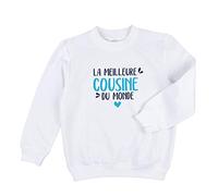 Fabulous Sweatshirt Enfant La Meilleure Cousine du Monde Famille Cousins