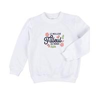 Fabulous Sweatshirt Enfant Le Meilleur Filleul du Monde Famille Parrain Marraine