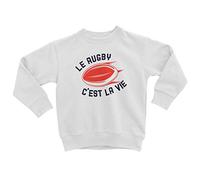 Fabulous Sweatshirt Enfant Le Rugby C'est la Vie Sport XV Ballon Stade France