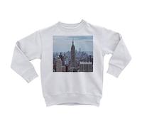 Fabulous Sweatshirt Enfant New York Manhattan Empire State Building Ville Etats Unis
