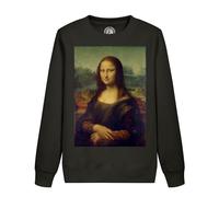 Fabulous Sweatshirt Enfant Noir Mona Lisa La Joconde De Vinci Peinture Historique