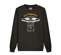 Fabulous Sweatshirt Enfant Noir on m'appelle l'Ovni Musique Jul Enfant