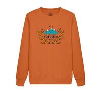 Fabulous Sweatshirt Enfant Orange Le Meilleur Chasseur du Monde Chasse Montagne