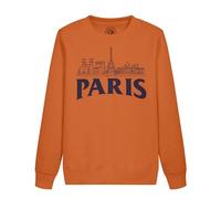 Fabulous Sweatshirt Enfant Orange Paris Minimalist France Ville Tour Eiffel Louvre