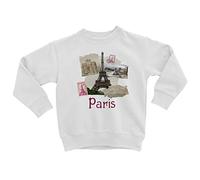 Fabulous Sweatshirt Enfant Paris Collage France Ville Tour Eiffel Louvre