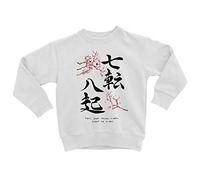 Fabulous Sweatshirt Enfant Proverbe Fall Down Japon Asie Culture Sakura