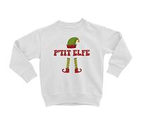 Fabulous Sweatshirt Enfant P'tit Elfe Noel Renne Lutin Hiver Cadeau Père Noel