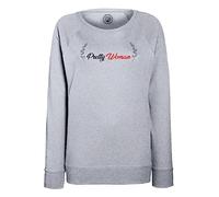 Fabulous Sweatshirt Femme Gris Pretty Woman Couronne de Laurier Dessin