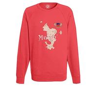 Fabulous Sweatshirt Homme Rouge Mayotte 976 Département Outre Mer Carte Ancienne Rare